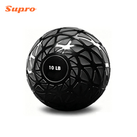 Balón Medicinal Antideslizante de Goma Supro de 10-40 LB, Balón Medicinal Resistente para Crossfit y Entrenamiento de Fuerza en el Gimnasio