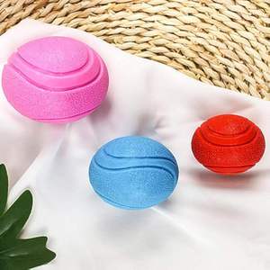 ของเล่นลูกบอลยางเคี้ยวหนักทำจากยางธรรมชาติทนทานเป็นมิตรกับสิ่งแวดล้อมสไตล์โมเดิร์นไม่สามารถทำลายได้และเด้งบรรจุในกล่องสำหรับสัตว์เลี้ยง - Product Image 6