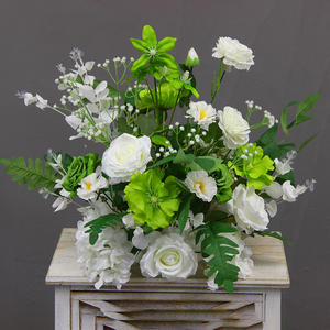 Ramo de rosas artificiales de seda realista de un solo tallo, flor de loto falsa para boda, fiesta, hogar, oficina, decoración de Navidad, decoración de Hotel - Product Image 1