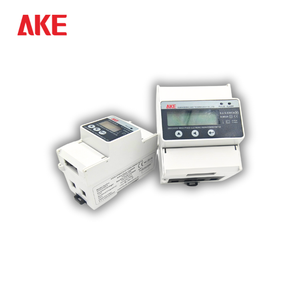 AKE 단상 선불식 DIN 레일 KWH 미터 WiFi RS485 LCD 디스플레이 CE 인증 에너지 모니터 클래스 0.5 정확도 80A - Product Image 4