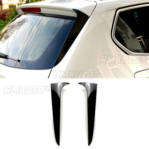 สปอยเลอร์ข้างกระจกหลังรถยนต์สีดำเงา 2 ชิ้น สำหรับ BMW X3 F25 2011 2012-2017 อุปกรณ์ตกแต่งรถยนต์ - Product Image 1