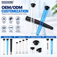 Vente en gros de tubes coniques résistants aux enfants de 109 mm - Contenant en plastique conique personnalisable pour l'emballage des cigarettes, prix d'usine