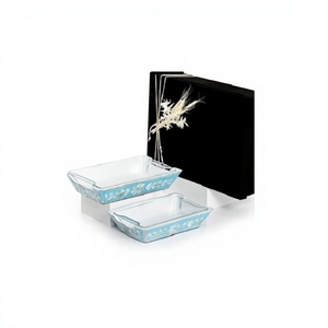 Ensemble de 2 plateaux alimentaires de tailles différentes, qualité supérieure, en MOP, pour servir des chocolats, au prix le plus bas - Product Image 1