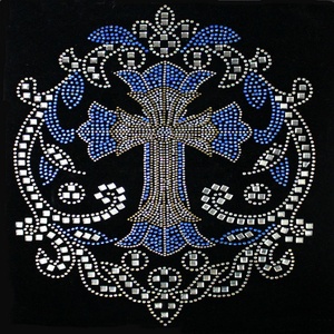 Motivo in Strass di Vetro Personalizzato Termoadesivo per Colletti di T-Shirt da <span class=keywords><strong>Donna</strong></span> con Colore Personalizzato - Product Image 4