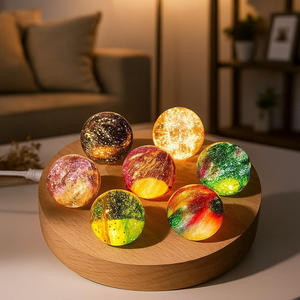 Artículo creativo para decoración del hogar <span class=keywords><strong>de</strong></span> escritorio, pieza independiente, cuentas <span class=keywords><strong>de</strong></span> cristal coloridas, luz nocturna <span class=keywords><strong>de</strong></span> cristal brillante para regalo <span class=keywords><strong>de</strong></span> Festival - Product Image 5