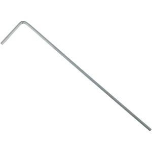 Llave Allen en Forma de L de 15 Pulgadas, Cromada, Herramienta Metálica para Mantenimiento de Piscinas - Product Image 1