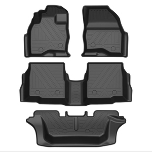 Tapis de sol 3D en TPE sur mesure pour <span class=keywords><strong>Ford</strong></span> <span class=keywords><strong>Explorer</strong></span> importé 7 places 2016-2019, imperméables et antidérapants - Product Image 1