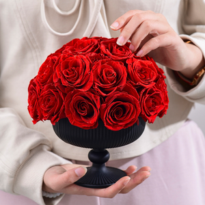 Roses éternelles D415 Love Eternal Life pour Noël, fête des mères, cadeau de roses réelles dans une boîte, rose éternelle infinie immortelle - Product Image 1