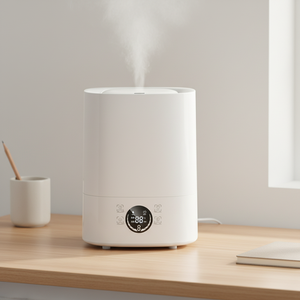 RUNAL Humidificateur ultrasonique à remplissage par le haut 6L, brume froide et chaude, aromathérapie, contrôle par application, pour usage domestique 2L 3L 4L 5L N - Product Image 1