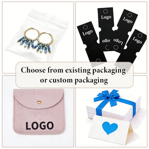 Boucles d'oreilles vintage de luxe en acier inoxydable plaqué or 18 carats avec pierres naturelles, bijoux délicats, minimalistes, rétro et élégants pour le bureau et les trajets quotidiens - Product Image 3