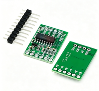 Capteur de pesage HX 711 Module AD spécial Module de mesure de force Blindage de bande de conversion analogique-numérique à double canal 24 bits