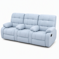 Sofá eléctrico de tela para cine, diseño plegable con espuma viscoelástica, estilo moderno y ecológico, muebles de cine, silla para cine en casa privado.