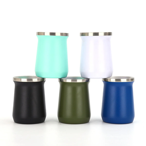 Taza de Mate Creativa de Doble Pared Estilo Sudamericano, 8oz 240ml, Termo para Mate - Product Image 4