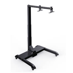 Electric Stand For TLA Red Light Therapy Panels Black Metal 4 Wheel Salon <b>Trolley</b> Industrial Design Commercial Furniture - Product Image 2