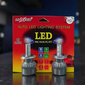 Système d'éclairage automobile Maxeed H3 Led Headlight, ampoule de phare de voiture blanche 6000K - Product Image 3