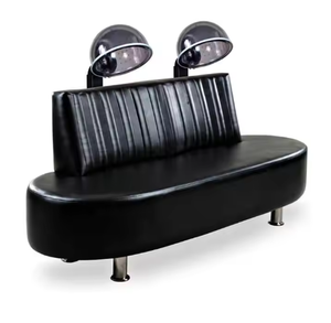 Nouvelles chaises sèche-cheveux deux places de style européen, couleur personnalisée, avec sécheur intégré pour salon de coiffure - Product Image 2