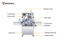 Machine de capsulage linéaire automatique robuste à vis, système de préhension à engrenages pour lignes d'embouteillage à haut volume