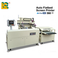 Máquina de Serigrafía Plana Automática con Brazo Robótico de Carga/Descarga Controlado por PLC para Etiquetas, Placas de Identificación, Láminas de PVC y PET