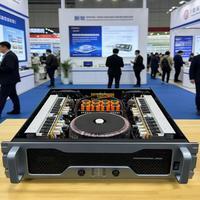 Amplificateur de puissance professionnel 3U TD-class 1800W, équipé d'un transformateur toroïdal à courant élevé, adapté aux soirées DJ sur scène