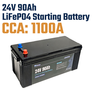Новинка: Стартовая аккумуляторная батарея 24В 90Ач 1100CCA с Bluetooth, функцией аварийного запуска, для тяжелых грузовиков и рыболовных судов - Product Image 1