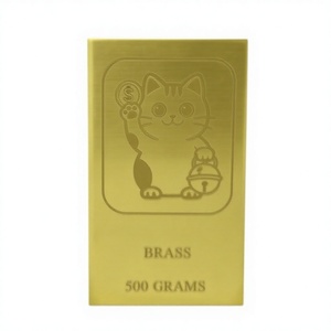 High Precision Brass Sheet <b>Mirror</b> Finish 500g Cut <b>Mirror</b> Brass Sheet - Product Image 3