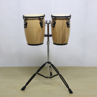 Factory OEM Professional Latin Percussion Musical Instruments Wooden Mini Conga Drum Stand MEJUNTONG MCBB410NW Ergonomic High