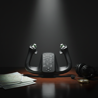 Manette de jeu sans fil MOZA MFY YOKE 2,4 GHz pour simulateur de vol avec double vibration, design écologique, noir pour PC