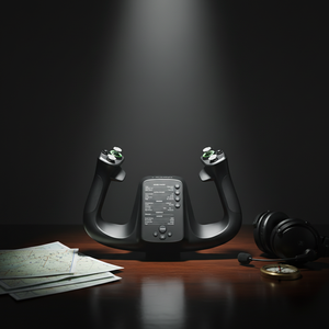 MOZA MFY YOKE <span class=keywords><strong>Joystick</strong></span> Inalámbrico de 2.4GHz para Simulador de Vuelo con Doble Vibración y Diseño Ecológico - Product Image 6