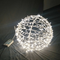Décoration de rue extérieure étanche LED Motif de Noël Lumières Géant Suspendu Arbre Boule 3D Sphère Éclairage Décoratif