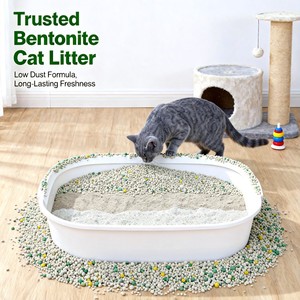 10 كجم فضلات قطط كروية من البنتونيت عالية الامتصاص وقوية التكتل، صديقة للبيئة، برائحة القهوة، مضادة للبكتيريا ومزيلة للروائح الكريهة - Product Image 4