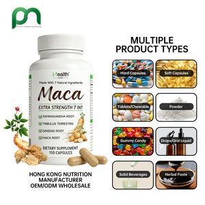 Cápsulas de Raíz de Maca, Suplementos para la Mejora Masculina, Extracto de Ashwagandha con Shilajit y Ginseng, Potenciador del Rendimiento y la Función - Product Image 5