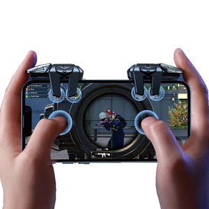 Four Finger PUGB Mobile Game Controller Gaming Trigger L1 R1 Shooter Free Fire Phone Joystick