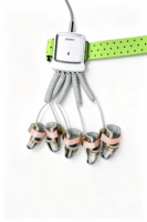 Appareil de remodelage corporel et de lifting cutané intelligent à micro-courant Zonke BeauPlus AI en ABS et acier inoxydable