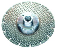 Disque de découpe et de meulage diamanté double face M14 avec bride, personnalisable OEM/ODM/OBM pour ponceuse à pierre
