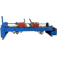 Machine de fraisage automatique des deux extrémités, du trou central et des faces plates, de l'ébavurage et du chanfreinage des bords pour arbre de rouleau de convoyeur minier de 2700 mm