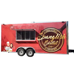 Mobile Food Trailer Coffee Cart Candy Machinery Mobile Food Carts
