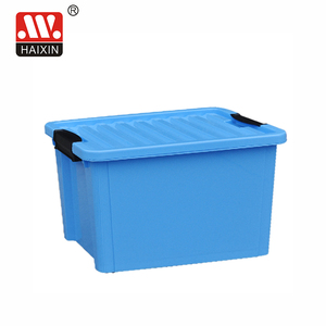 Heavy Duty Containers Big Plastic Storage Box With Lid 40L