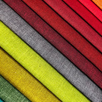 Tissu en polyester et lin 700D H01 pour la décoration intérieure, textile de maison, fournisseur de tissus de rembourrage en lin, tissus de canapé en lin