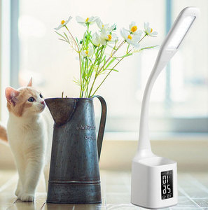 Beautiful White 3d desk lamp adjustable with Pen Holder - Product Image 2
