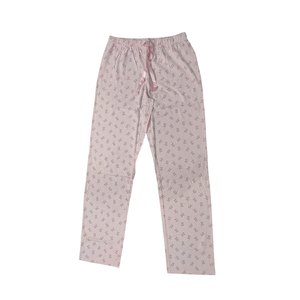 Pantalon à imprimé floral pour filles, taille élastique, coupe ample, décontracté, en coton confortable, pour l'été, usage quotidien, bas de tenue tendance pour enfants - Product Image 1