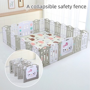 Imbaby — lit de sécurité pour enfants, fait en plastique, berceau Portable et <span class=keywords><strong>pliable</strong></span>, avec clôture, pour bébés, bon marché - Product Image 4