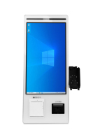 Sistema POS de Autoservicio Interactivo con Pantalla Táctil Licon Z215 de 21.5 Pulgadas, Pantalla Táctil Capacitiva de 10 Puntos, Impresora Térmica de 80 mm
