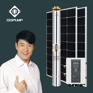 <span class=keywords><strong>Pompe</strong></span> à eau submersible centrifuge <span class=keywords><strong>solaire</strong></span> alimentée par énergie <span class=keywords><strong>solaire</strong></span> QQPUMP Agriculture Dc Brushless 4 pouces 600W pour puits profonds - Product Image 2