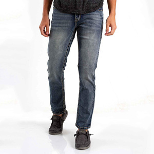 Pantalones <span class=keywords><strong>vaqueros</strong></span> ajustados para <span class=keywords><strong>hombre</strong></span>, Jeans elásticos de alta calidad, <span class=keywords><strong>oferta</strong></span> de fábrica, 2023 - Product Image 1