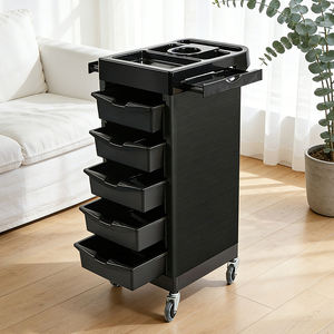 थोक नाई की दुकान के साथ काले नाई ट्रॉली की दुकान काले बार्बर ट्रॉली - Product Image 1