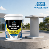 Revêtement ignifuge de précision pour l'extérieur des structures en acier, type mince, équipement de protection intumescente, supports de racks et de convoyeurs