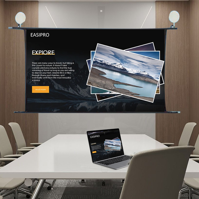 Factory Price Fast Frame Foldable Projector Screen Home Cinema Outdoor Office 100'' 120''150'' Inch Projector Screens