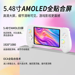 Rg557 Cầm Tay Di Động <span class=keywords><strong>Retro</strong></span> Trò Chơi Giao Diện Điều Khiển | 5.5 Inch Android 14 Hall Joystick Wi-Fi Chơi <span class=keywords><strong>Game</strong></span> Người Chơi - Product Image 3