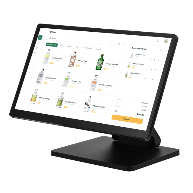 Factory 15.6 Inch Dual Touch Screen All in One POS Terminal Cheap Price POS Machine for Point of Sale System