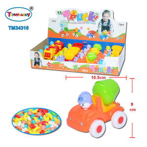 Coche de construcción de dibujos animados clásico, juego de dulces, coche de juguete favorito para niños, buena venta en la tienda escolar - Product Image 1